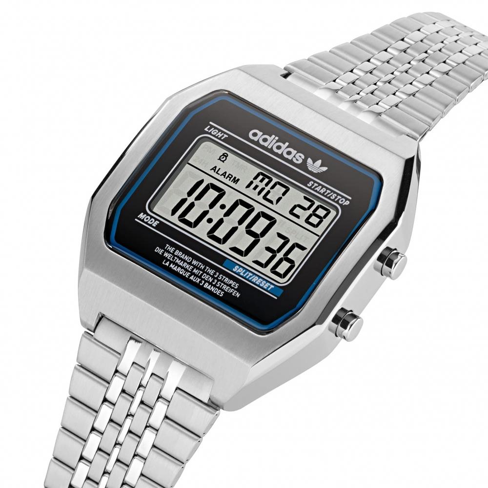 [Adidas Original Swatch] Watch DIGITALTWO AOST22072 Silver