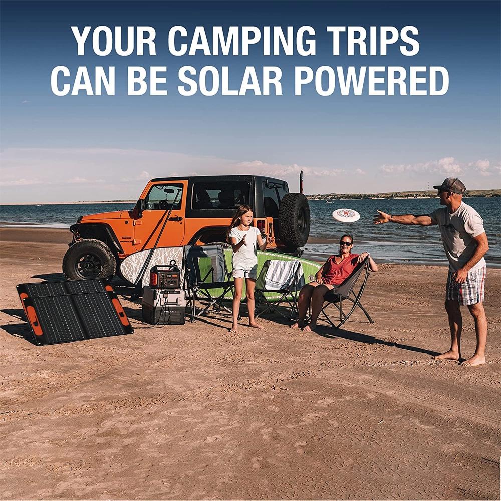 300W Protable Solar Panel Dual USB Foldable Outdoor Folding Solar Cells Power Battery Charger for RV Phone Car Camping