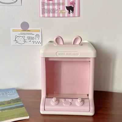 MINKYS Creative House Shape Doll Storage Box&Pen Holder Multifunctional Desktop Organizer School Office Stationery