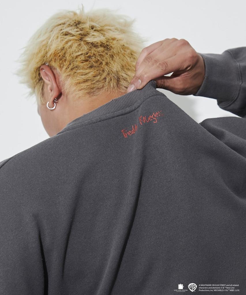 WEGO A Nightmare On Elm Street Pullover Custom Loose Big Street Size Sumikuro Sweatshirt, Unisex, Order, Fit, Size, Style, Gift, Present, Fall/Winter,