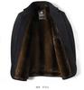 2025 Bestselling Dad Style Woolen Coat: Thick Chenille Stand-Up Collar Jacket for Middle-Aged & Elderly, Autumn/Winter Collection