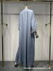 L230 Rhinestone Craft Muslim Abaya Jalabiya Evening Gown