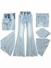 Girls' Stylish Slim Fit Flare Jeans - Spring/Summer 2026 Collection for Medium and Large Children.