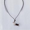 Trendy Dachshund Pendant Necklace: European, American Fashion, Versatile Long Design with Wax Rope