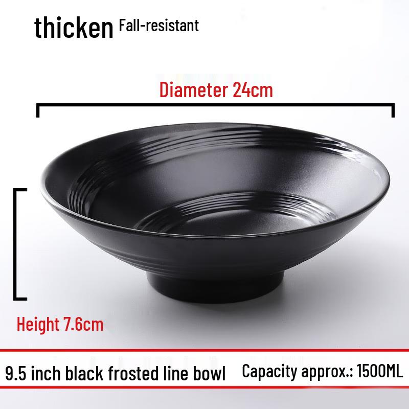 Leyongtu Japanese Style Melamine Noodle Bowl
