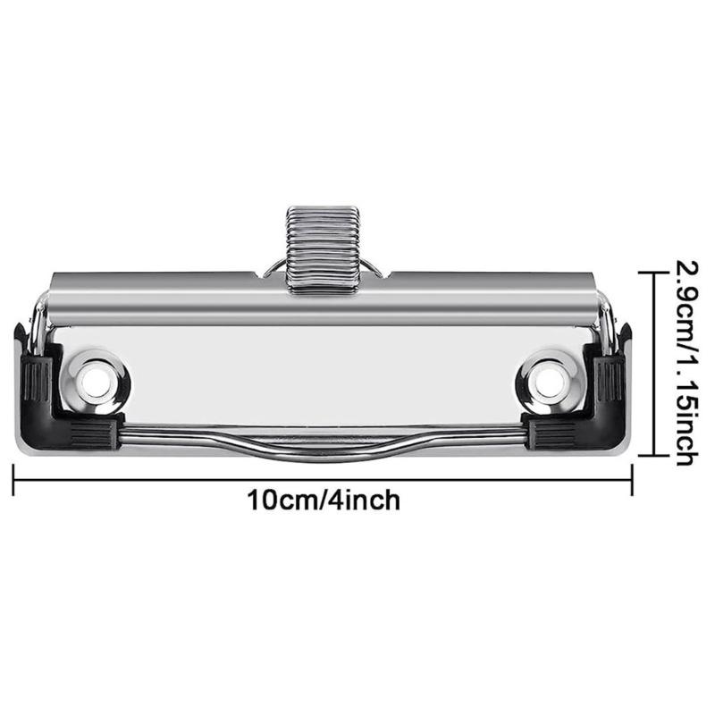 Metall-Klemmbrett mit Federklemmen für Stifte und Befestigungsschrauben Hardware