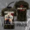Camiseta 3D Linkin Park X Chester Bennington Unissex Todos os Tamanhos