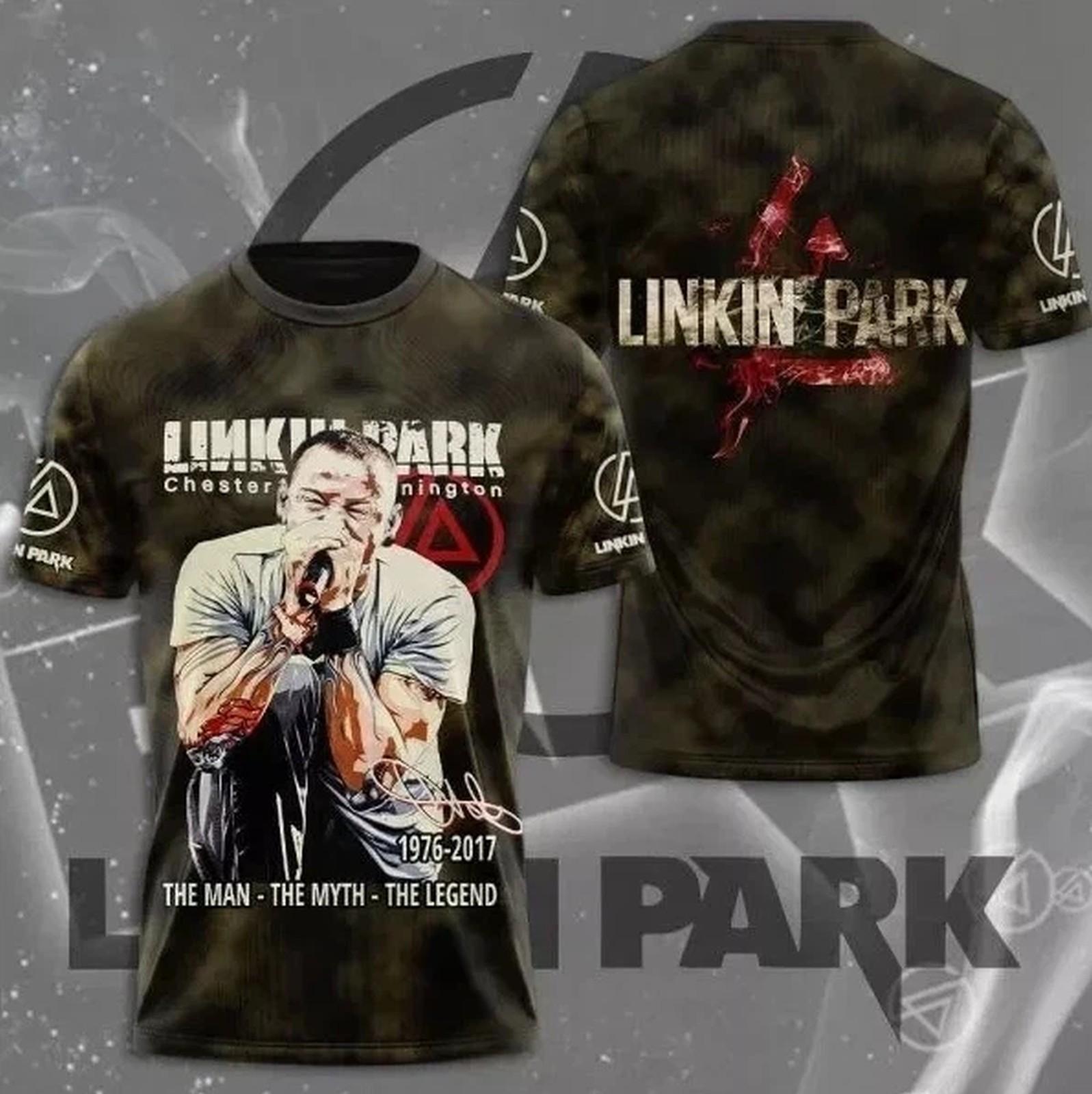 Linkin Park X Chester Bennington 3D T-shirt Unisex All Size XXXL