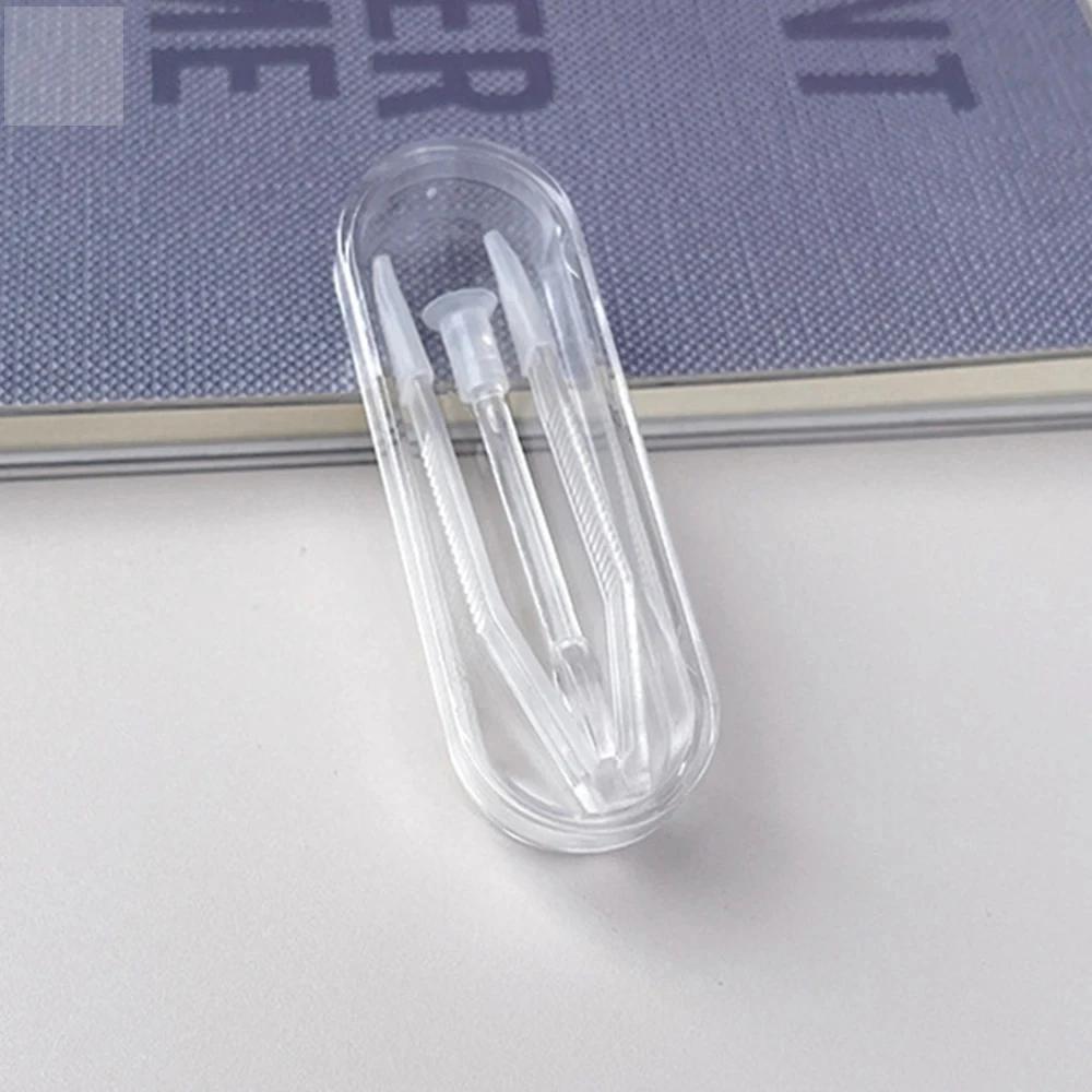 Contact Lens Tweezers Wear Tools Transparent Large Long Clamp Rod Set Small Contact Lenses Tweezers