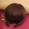 Synthetic Heat Resistant Hair Neat Fringe With Braids Headband Blunt Bangs Hair Extensions for Women Hairpieces