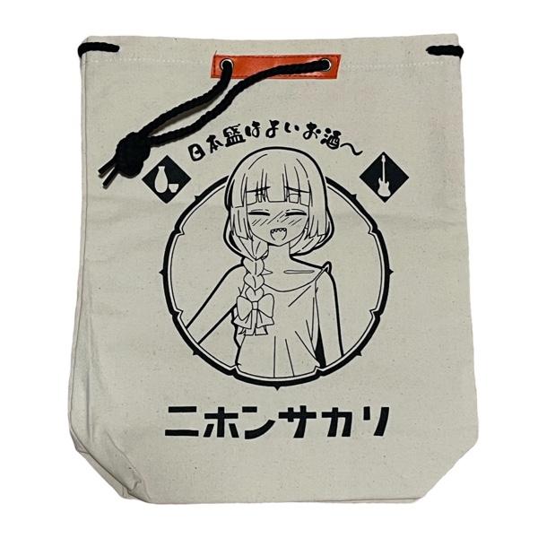 Anime "Bocchi the Rock!" x Nihonsei x ONKYO collaboration: Kikuri original drawstring bag
