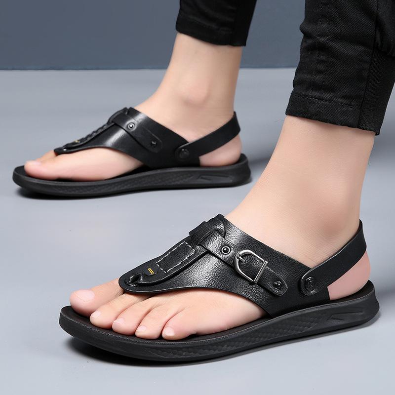 Модные повседневные шлепанцы для мужчин — фото 4