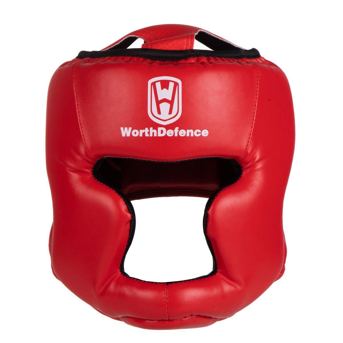 

Боксерский шлем L красный