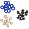 10x Glitter Safety Teddy , 24mm