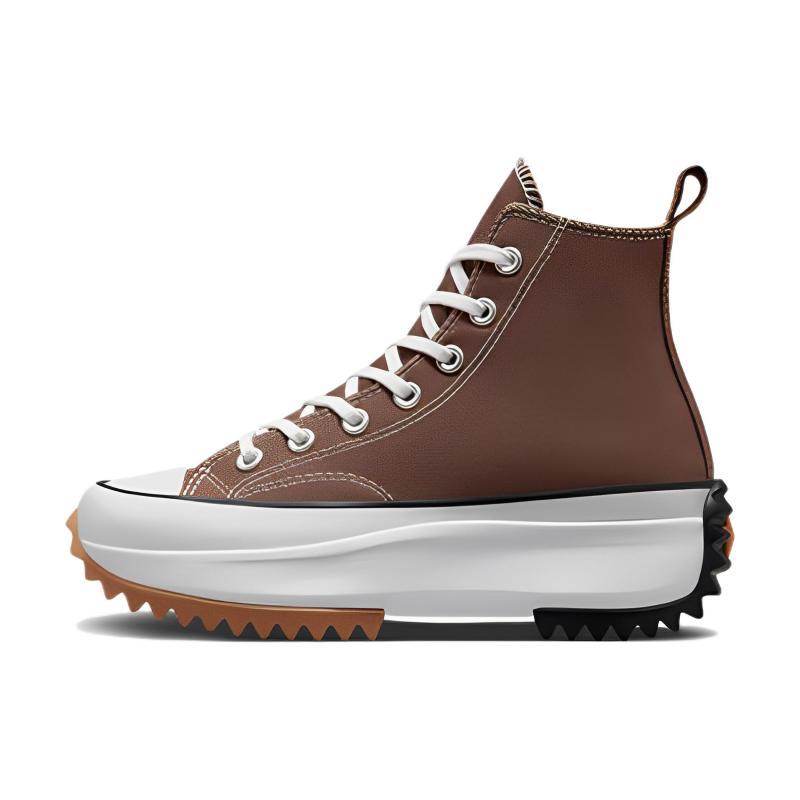 

Converse Run Star Hike Everyday Casual Versatile High Top Espadrilles Unisex Tan 35