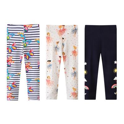 Mädchen-Leggings im Slim-Fit-Longpant-Design für 2–7 Jahre