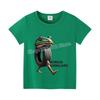 Italian Brainrot Color T-shirt Summer Short Sleeved Boys' Cute Clothes Children's Anime Top Cartoon Digital T-shirt Gift