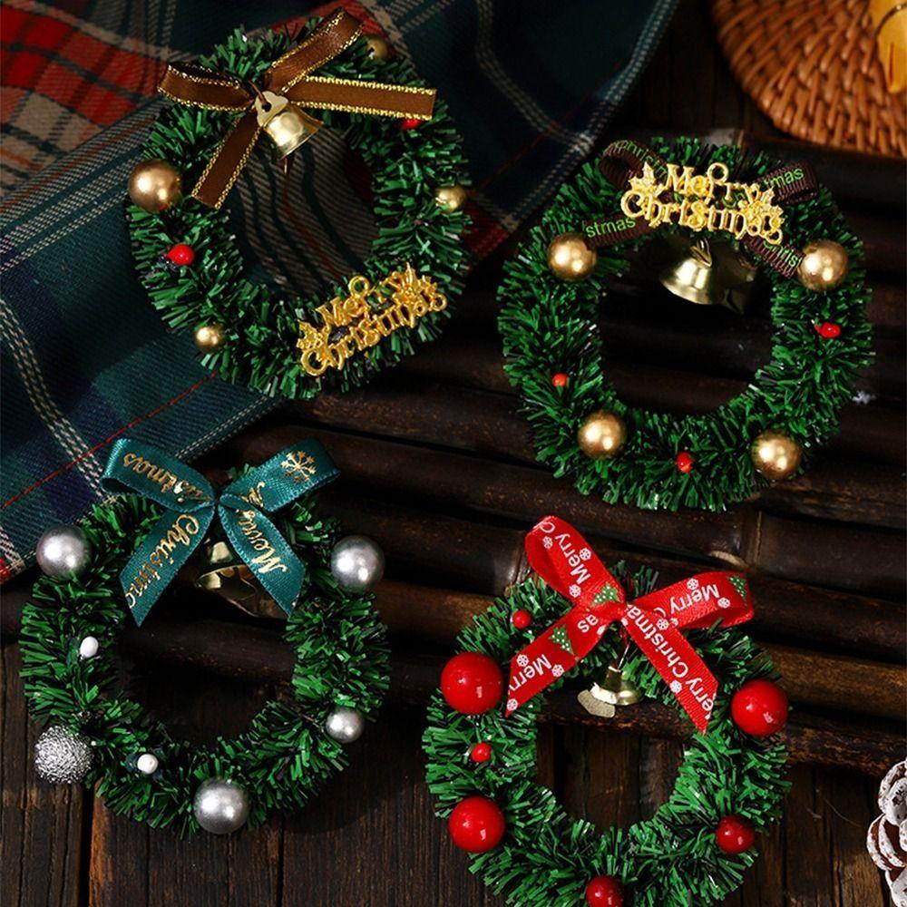 Handmade Simulated Christmas Garland Creative Christmas Wreaths Decoration  Home Decoration
