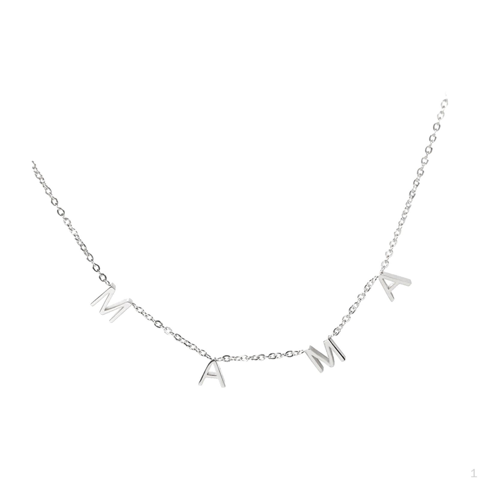 

Ожерелье с подарками на день матери, модный кулон для женщин Argent