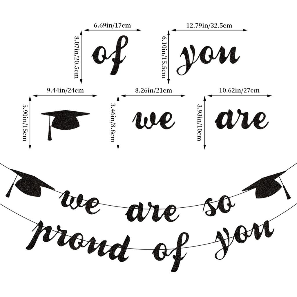 Graduation Season Party Decoration Banner Congrats Grad School Reunion Arrangement La Flower
