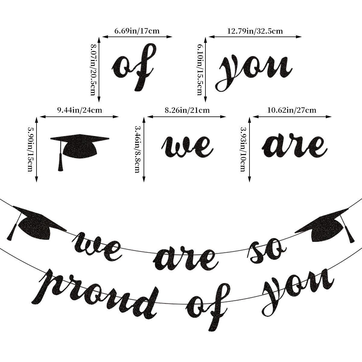 Graduation Celebration Banner Decoration, Suitable for College Graduation and Birthday Party, Graduation Party Banner Decoration