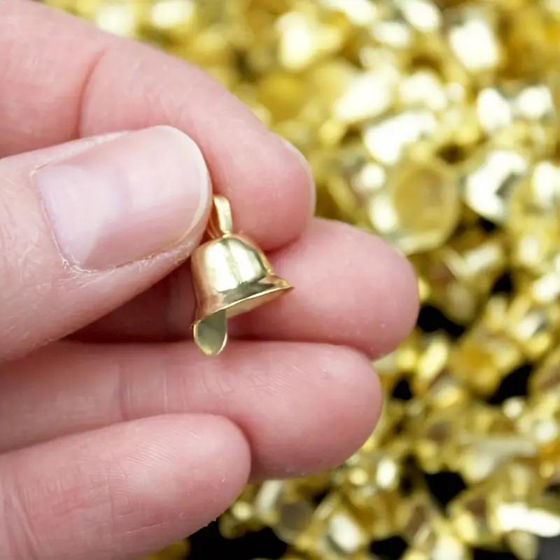 WTEMPO Retro Mini Bells Metal Bells Suitable for Hanging Ideal for Christmas Decorations Like Christmas Tree Wreaths DIY Festive Ornaments