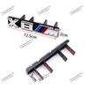 AAAQT1 M Logo Car Front Hood Grille Badge For BMW M1 M2 M3 M4 M5 M6 M7 M8 X3M X4M X5M X6M ABS Glossy Black X Emblem Front Grille Badge