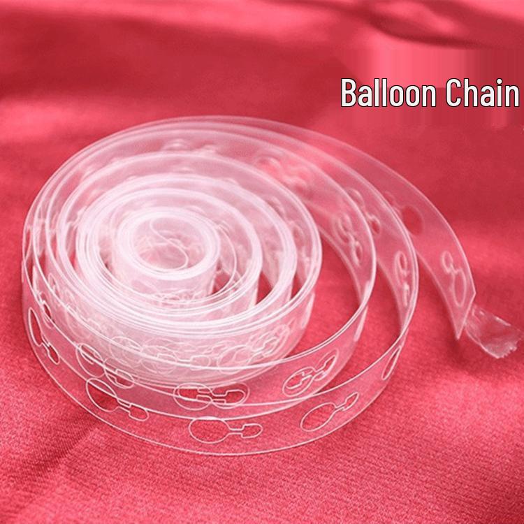 5-Meter Irregular Balloon Chain for Weddings and Parties - Soft Arch Decoration and Backdrop Connector
