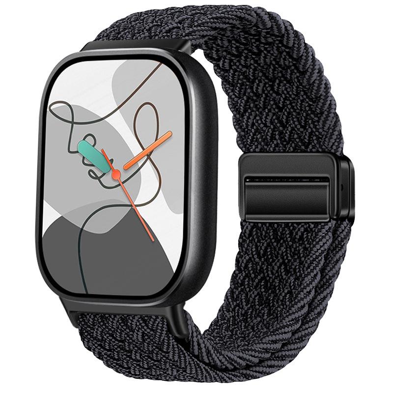 Magnetic Strap for Xiaomi Smart Mi Band 9 Pro/8 Pro Watch Band Comfortable Stretchable Braided Correa Redmi Watch 4 5 6 Brecelet