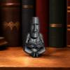 DYS 3D Printed Reading Moai Figurine Ornament, Cross-Legged Sitting Statue Desktop Decoration, Creative Sculpture, Unique Gift for Students Office