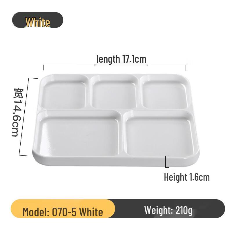 KANGMO Melamine Multi-Compartment Sauce Dish