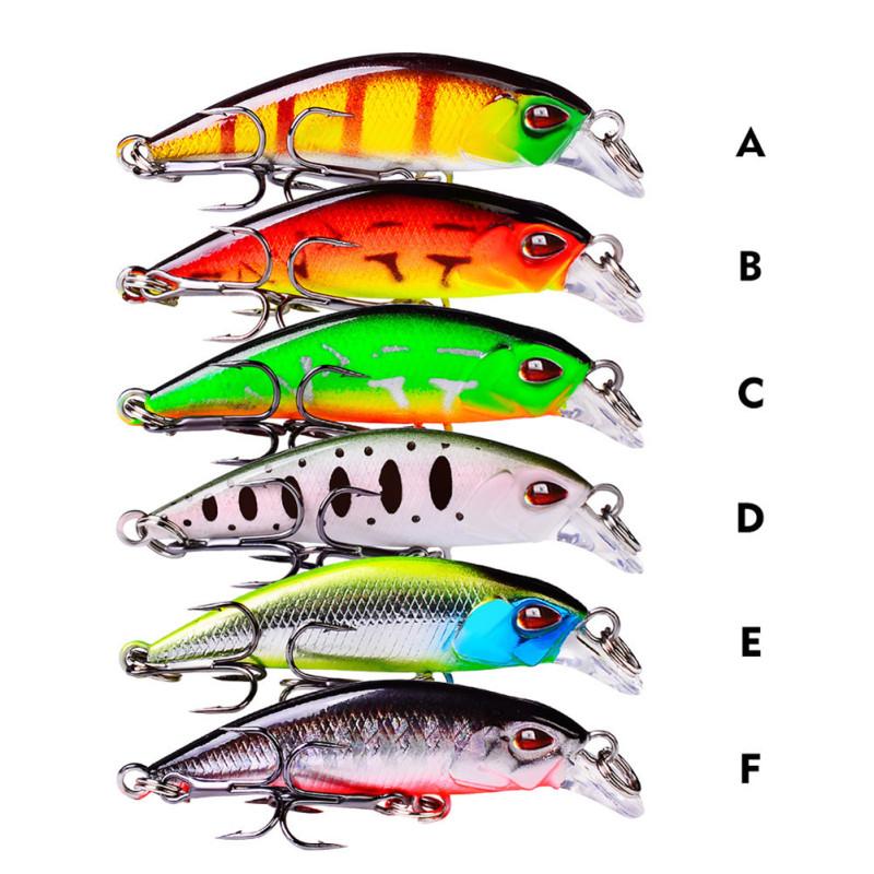 Sinking Fishing Lures Artificial Fishing Lure River Minnow 4.3g 5.4cm Hard Bait