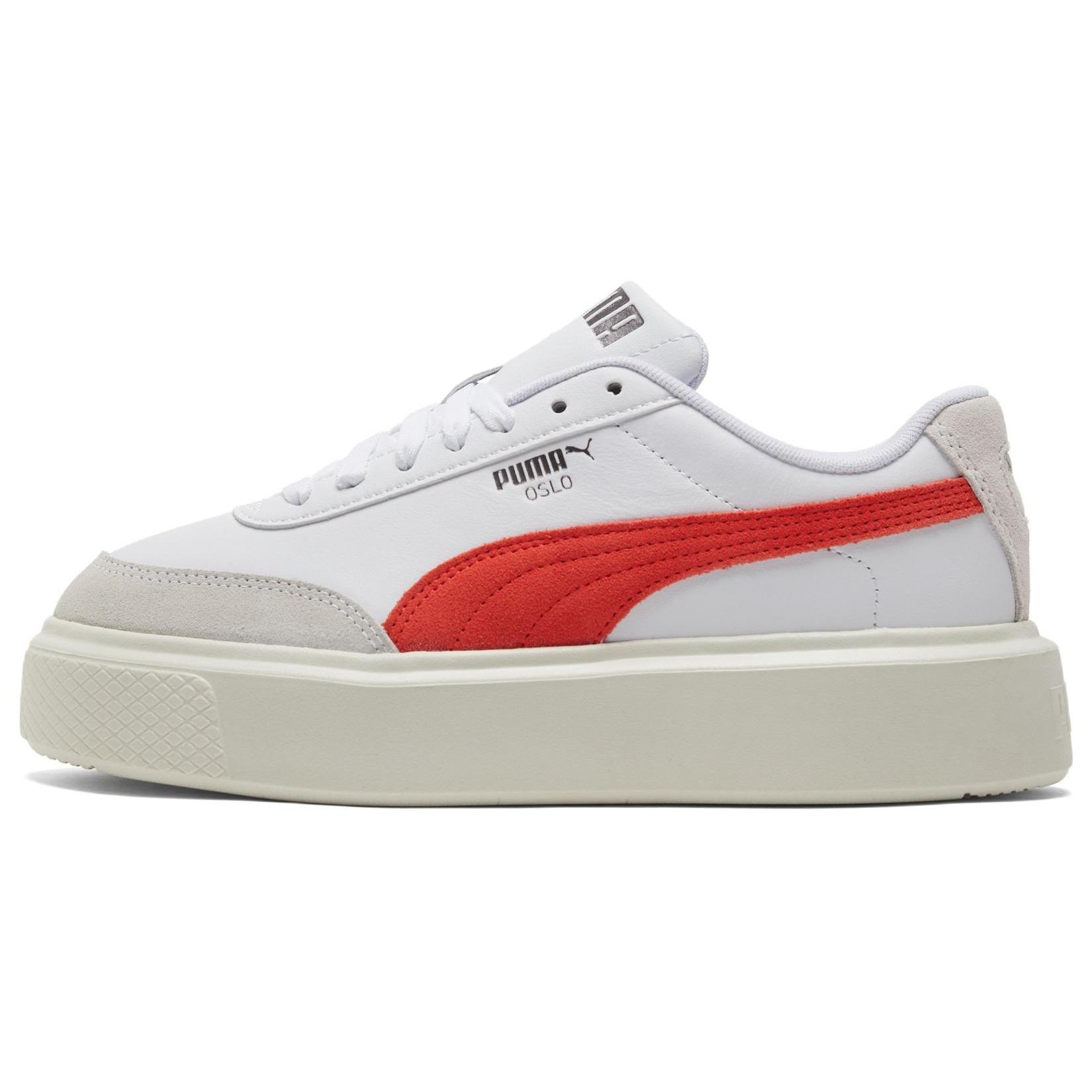 (WMNS) PUMA Oslo Maja Archive White Firelight Women s 375057-05 EU 37