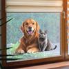 Cute Cat and Dog Static Cling Window Sticker Self-Adhesive Removable Kids Room Nursery Hallway Home Decor