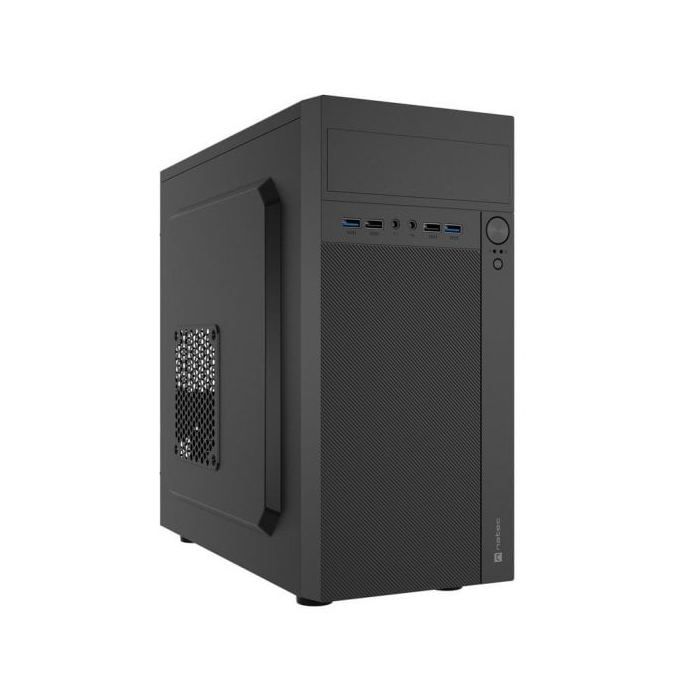 PC Case - Natec - NPC-2038 - Midi - 2 3.5 Bays - 2 2.5 Bays - White Color