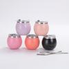 with Straw and Lid Portable Egg Cup Double Wall Tumbler Cup Argentine Yerba Mate Cup  Office