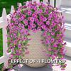 2pcs Hanging Artificial Flowers Plants -Outdoors Spring Summer Decoration, Faux Hanging Flowers Garden Porch Window Home Decor