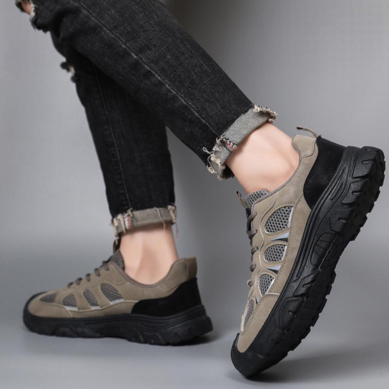 Men's Spring and Autumn Hiking Sports Shoes Casual Non-slip Outdoor Travel Shoes