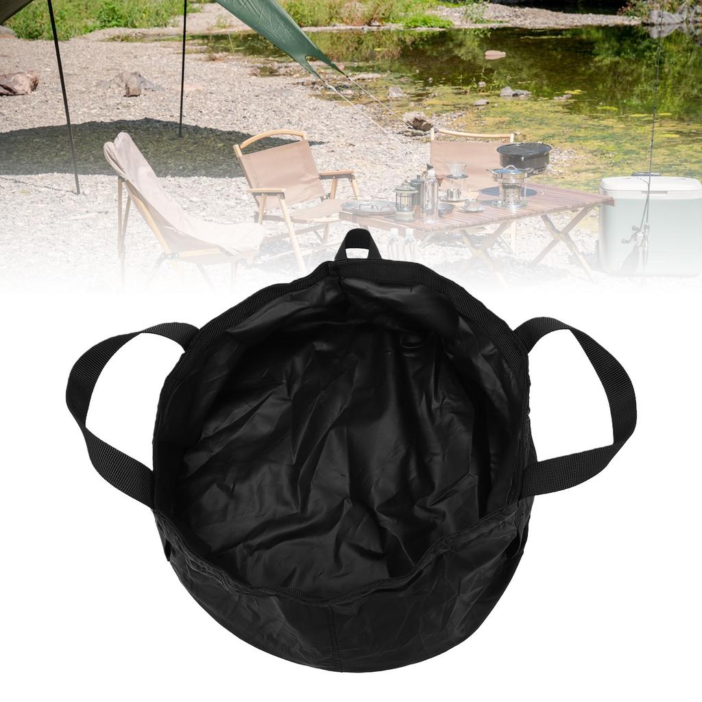 Foldable Water Bucket Multifunctional Folding Tub Portable Bin for Camping Dish Washing Laundry Fishing Hiking