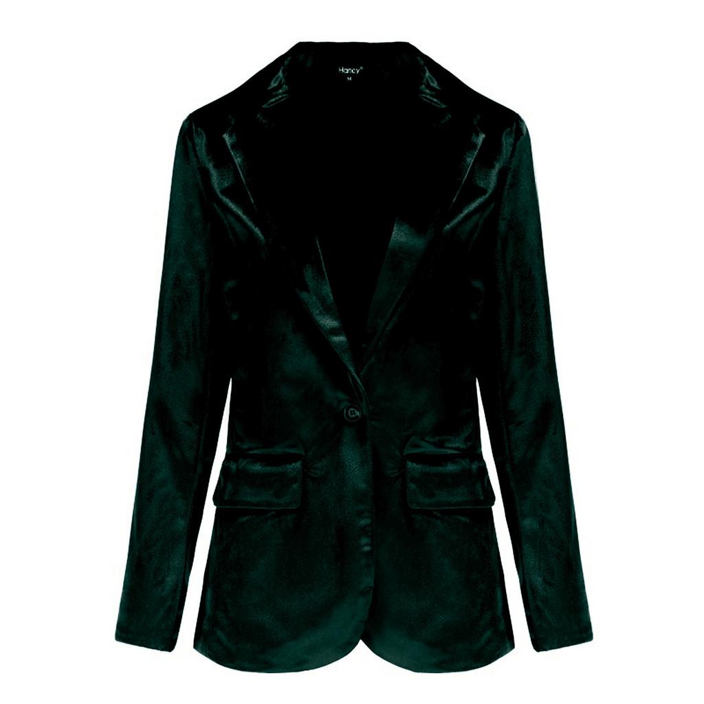 Women's Fashion Jacket Casual Solid-color Long-sleeved Suit Jacket