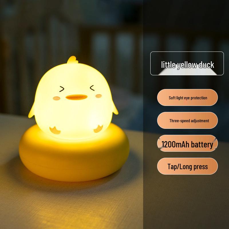 Rechargeable Eye-Friendly Night Light for Kids & Postpartum Mothers - Touch-Control Desk Lamp