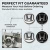 bzsh4 58mm Wheel Hub Center Long Leg New Models Wheel Center Cap Cover Badge Emblem for Honda Mugen Power TypeR Jazz Civic Inspire