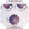 Sticker Mural Mandala de Luxe Auto-adhésif Amovible PVC Bohème Salon Chambre Décoration de Maison
