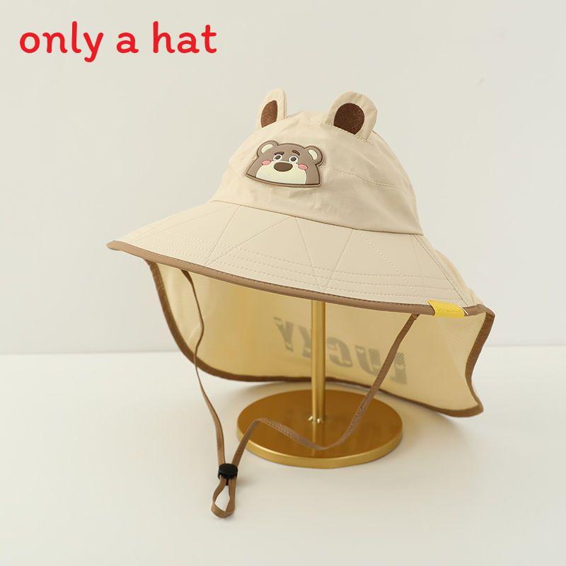 Kids Summer Sun Hat With Large Brim And Spf Protection For Outdoor Play