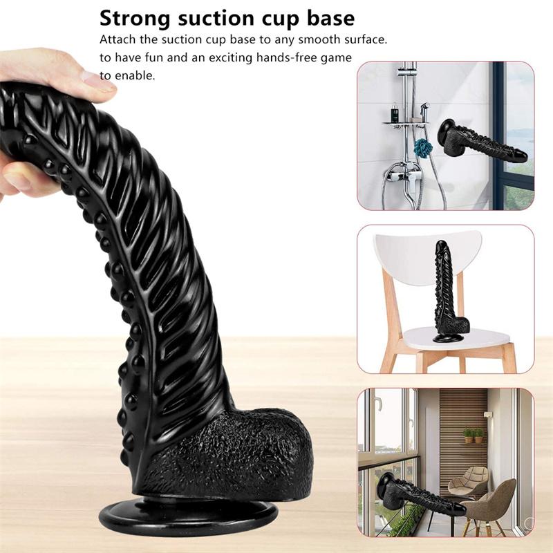 Front Female Thread Granular Massage Female Simulation Dildo Adult Sex Toys