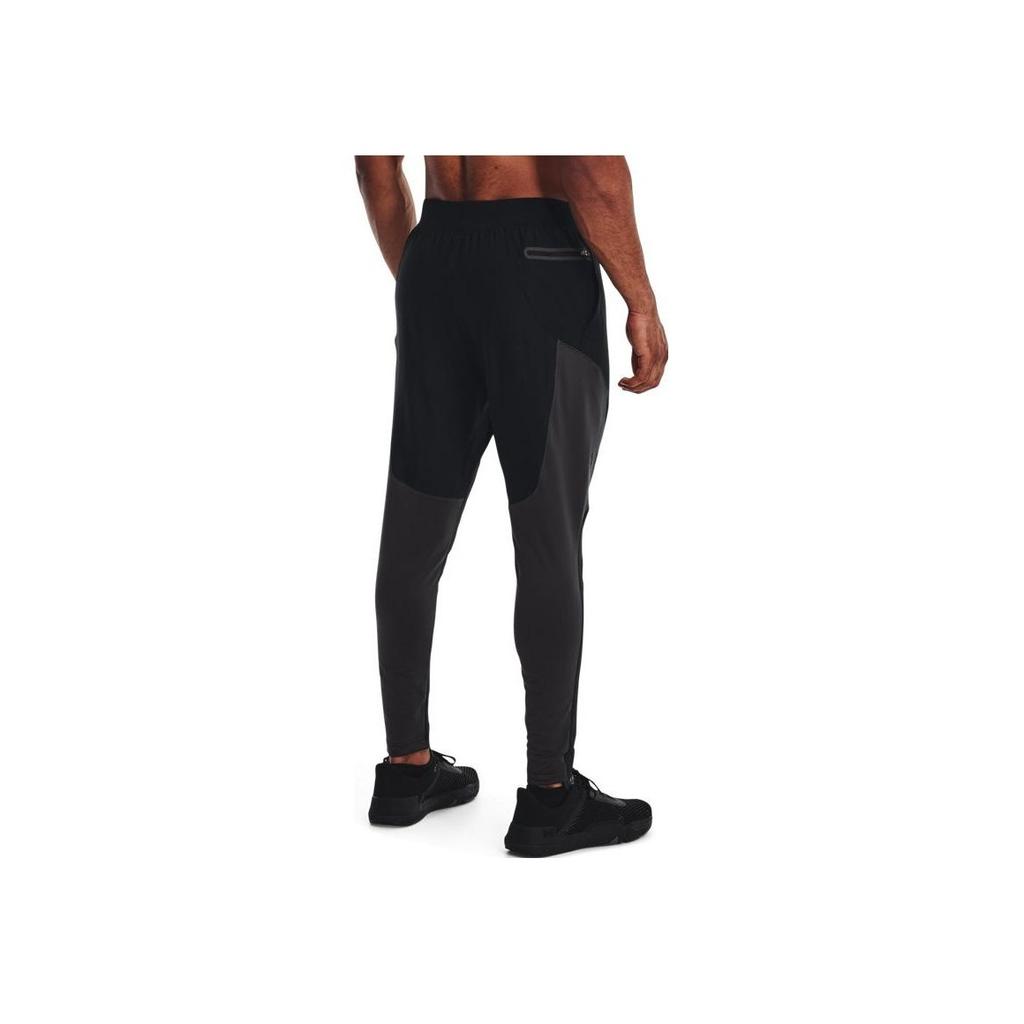 Under Armour Solid Color Elastic Slim-Fit Sports Pants Men Bottoms Black 1373788-001