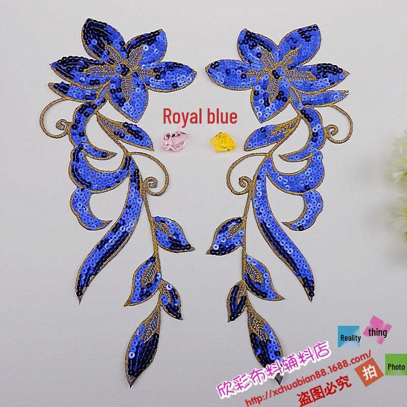 Boutique Cosplay Anime Dress with Embroidered Sequins, Ancient Costume Design, Applique 8639# Hot Stamping