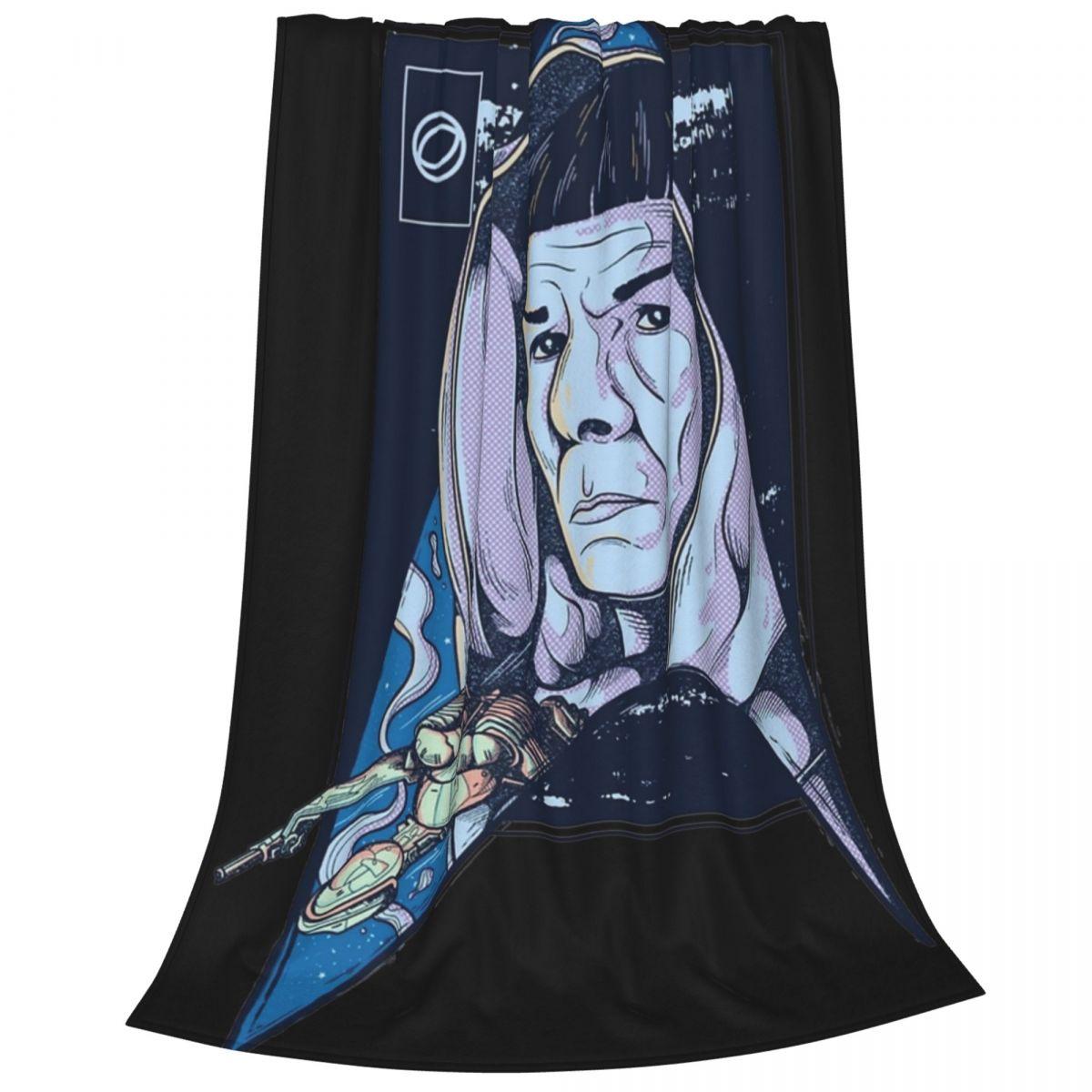 

Звездный путь Последний рубеж Энтерпрайз Фланелевое одеяло Креативное плед для дома, отеля, дивана 200x150 см Плюшевое тонкое одеяло 30x40in