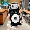 Minimalist Retro Record White Border Magnetic Phone Case Cover for IPhone 13 14 15 16 17 Pro Max Case for IPhone Air