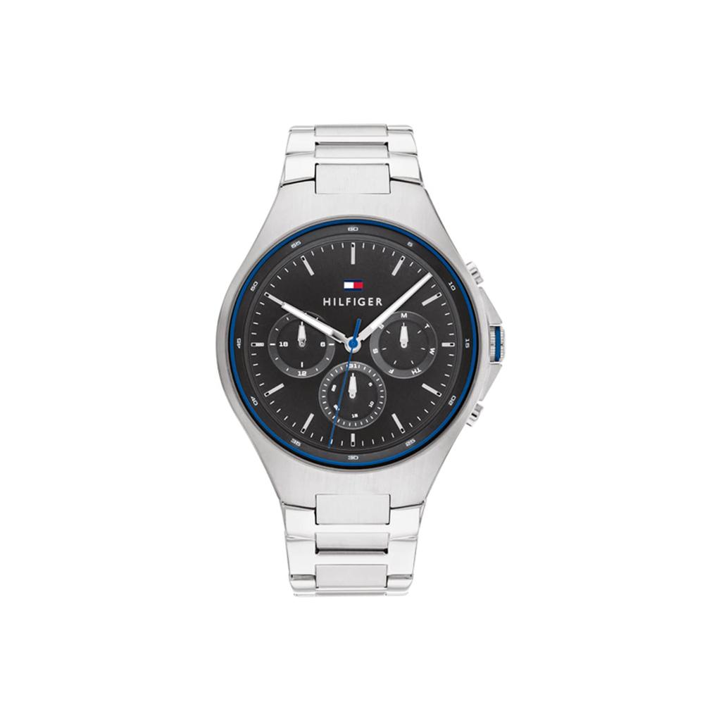 Tommy Hilfiger Men's Fashion Stainless Steel Quartz Watch, Gray, Made of Stainless Steel.